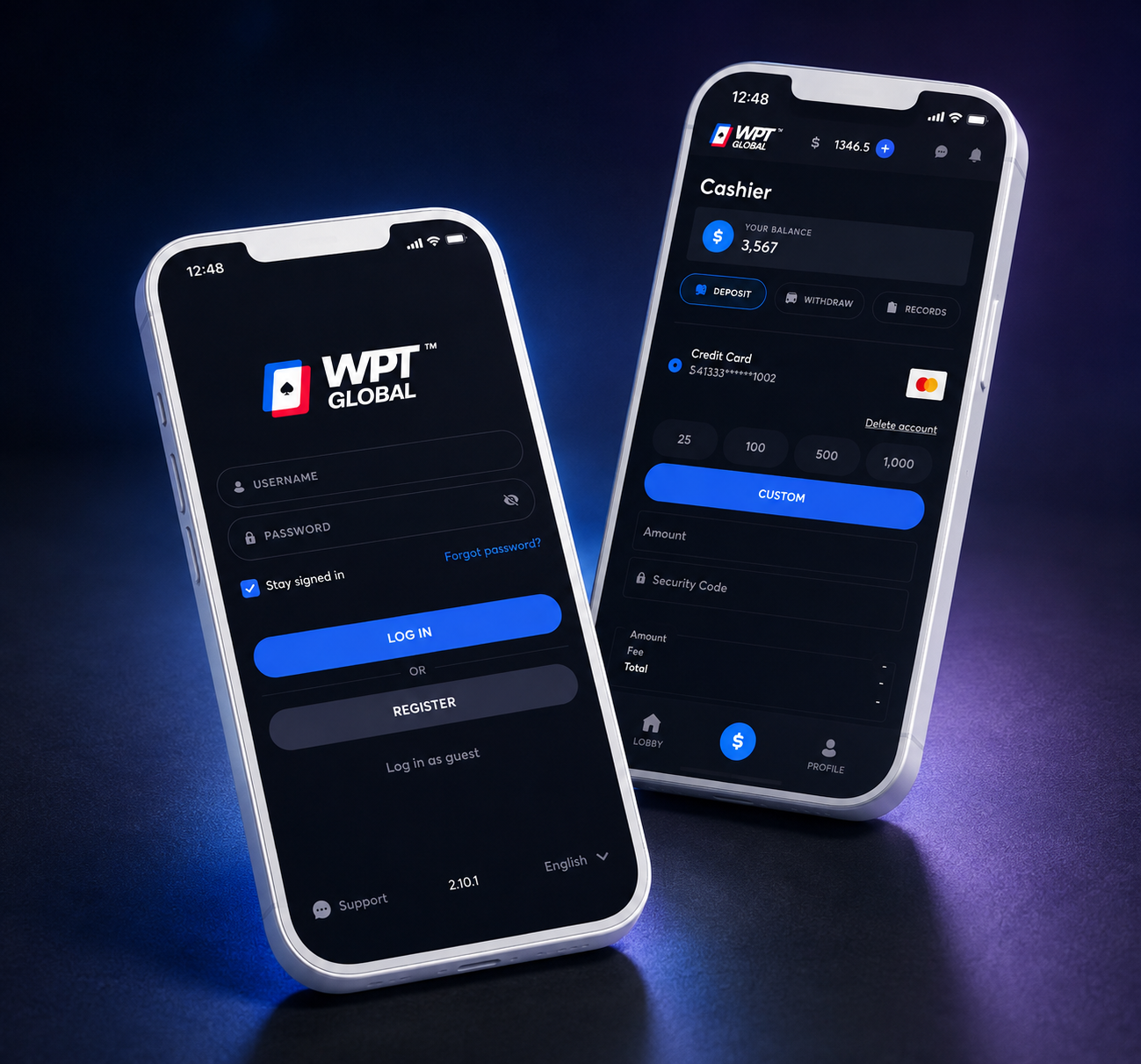 WPT Global iPhone 与 iPad 下载展示